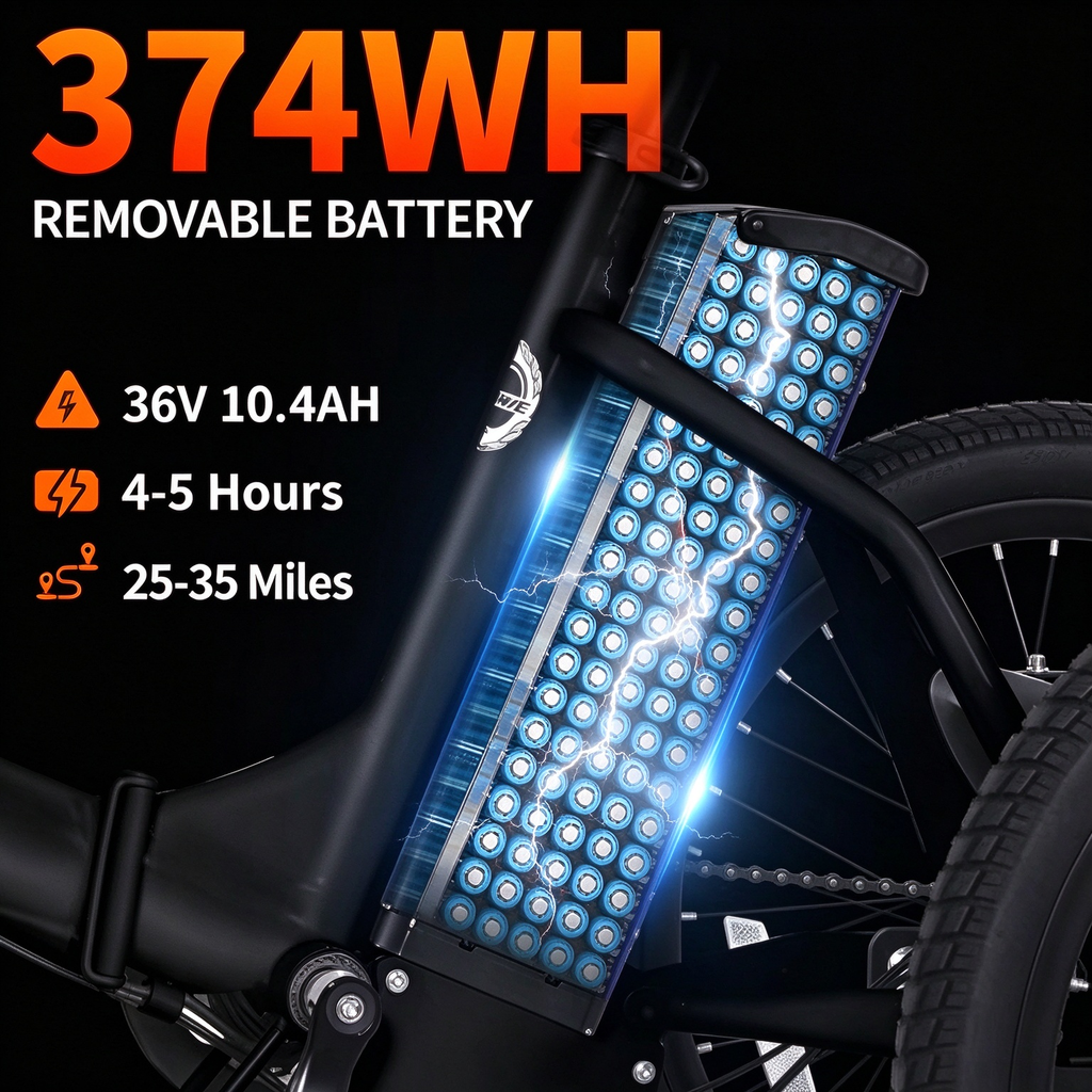 Removable Battery 3 Wheel E-Bike