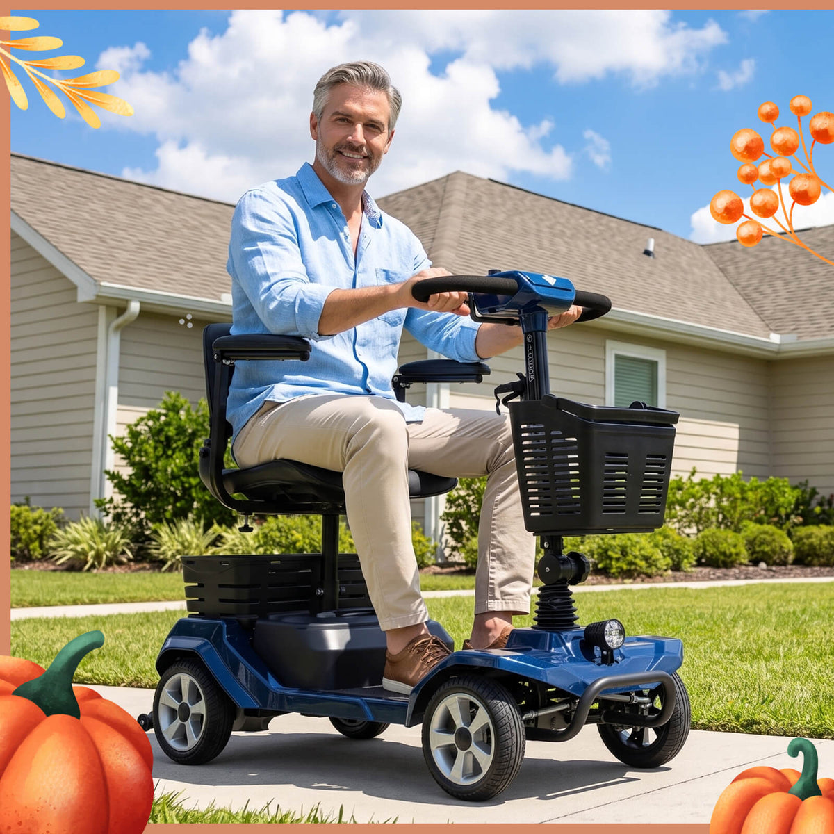 Hoverfly T4 Electric 4-wheel Mobility Scooter ((👻Halloween Sale))